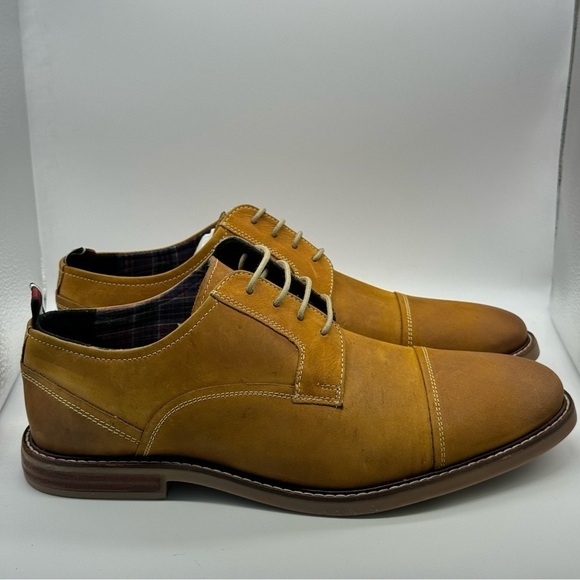 Ben Sherman Brent Cap Toe Tan Dress Shoes - Picture 3 of 10
